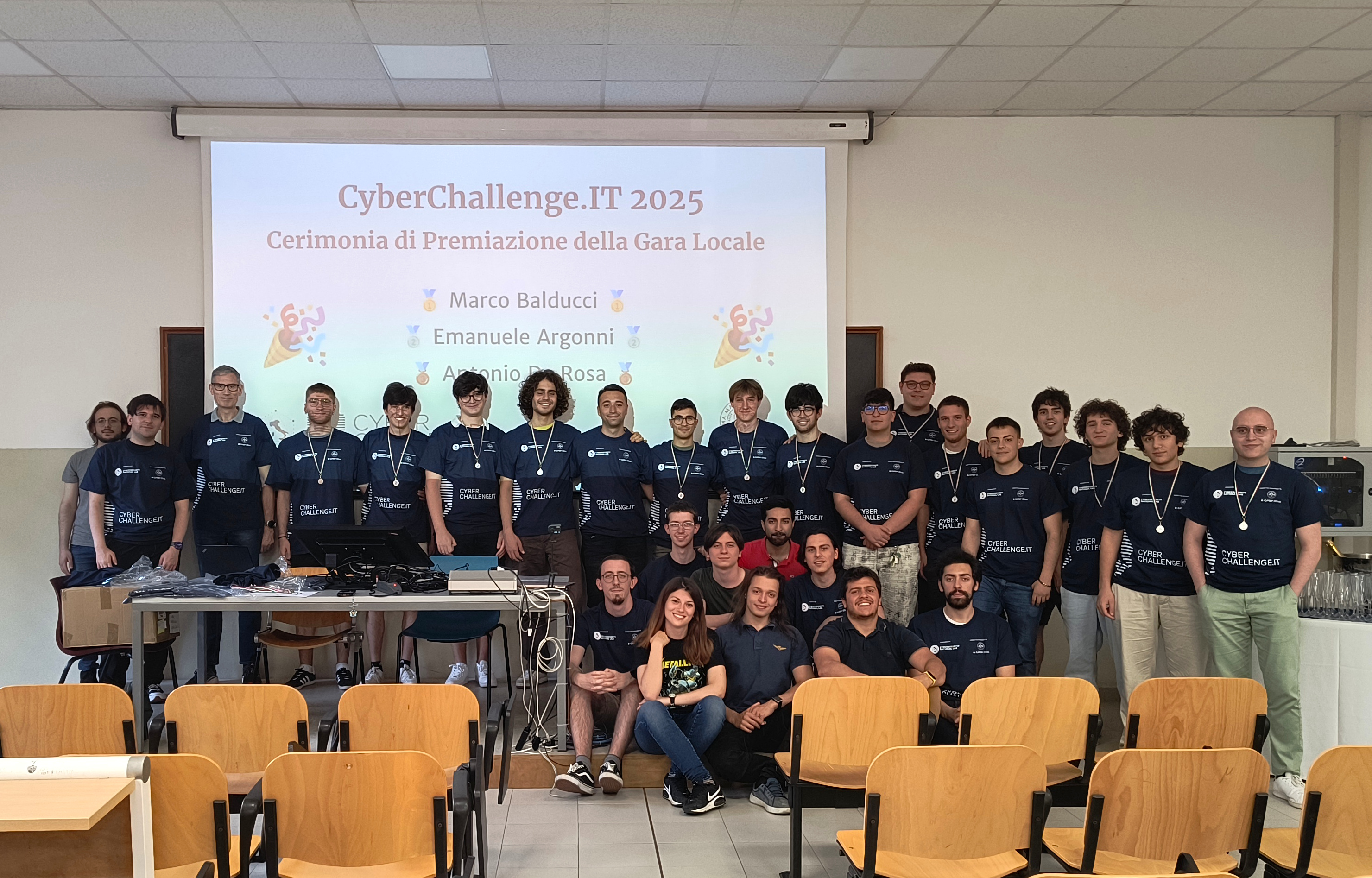 Cerimonia di premiazione CCIT25