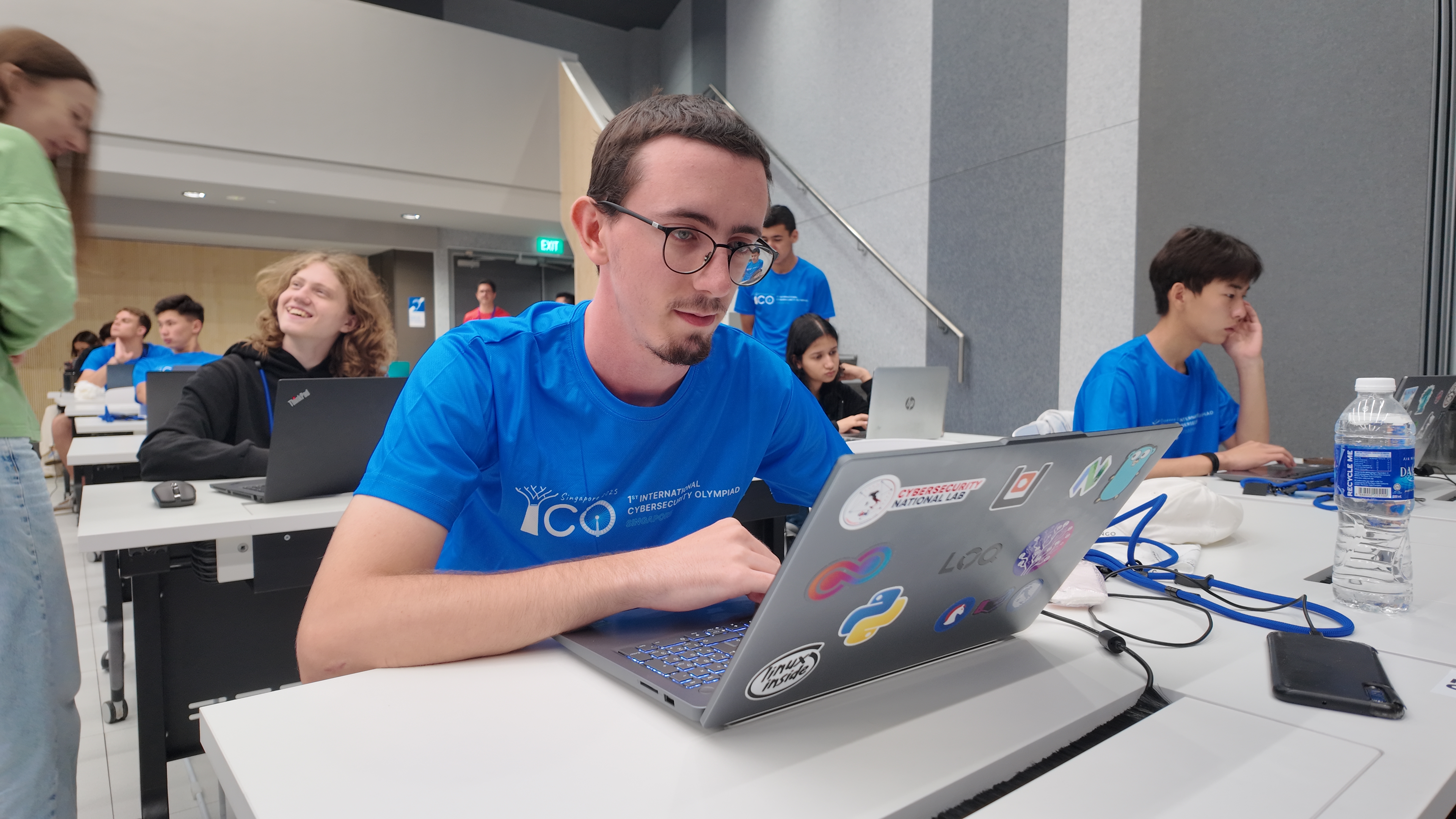 Alan Davide Bovo alle Olimpiadi Internazionali di Cybersecurity 2025